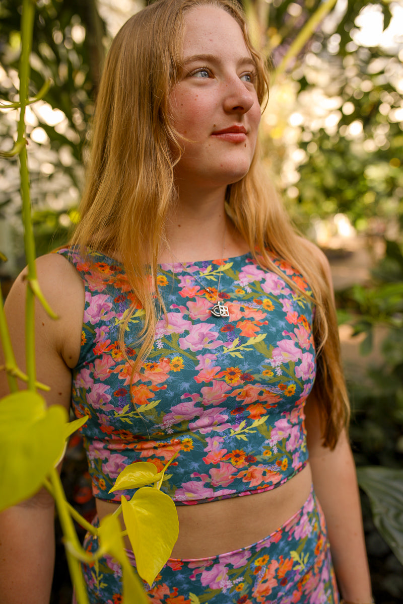 Push On Crop Top | Fairytale/Wolfmitten