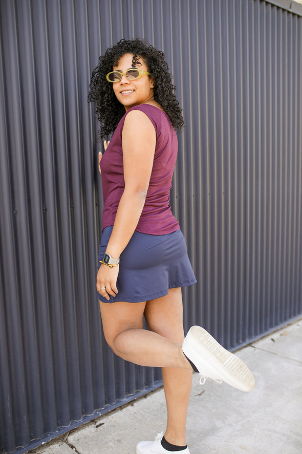 Get After It Skort | Polar Night